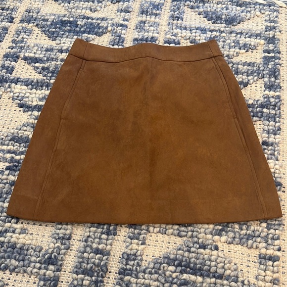 Jcrew faux suede miniskirt - Picture 1 of 2